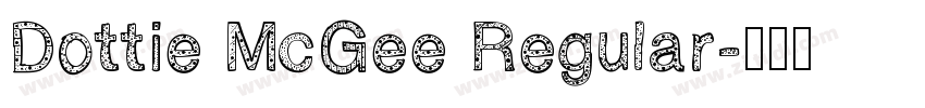 Dottie McGee Regular字体转换
